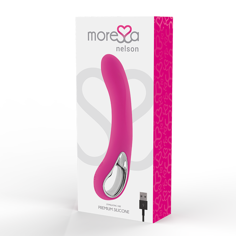 MORESSA - NELSON ESTIMULADOR PONTO G PREMIUM SILICONE RECARREGÁVEL - Sex Shop Sexy