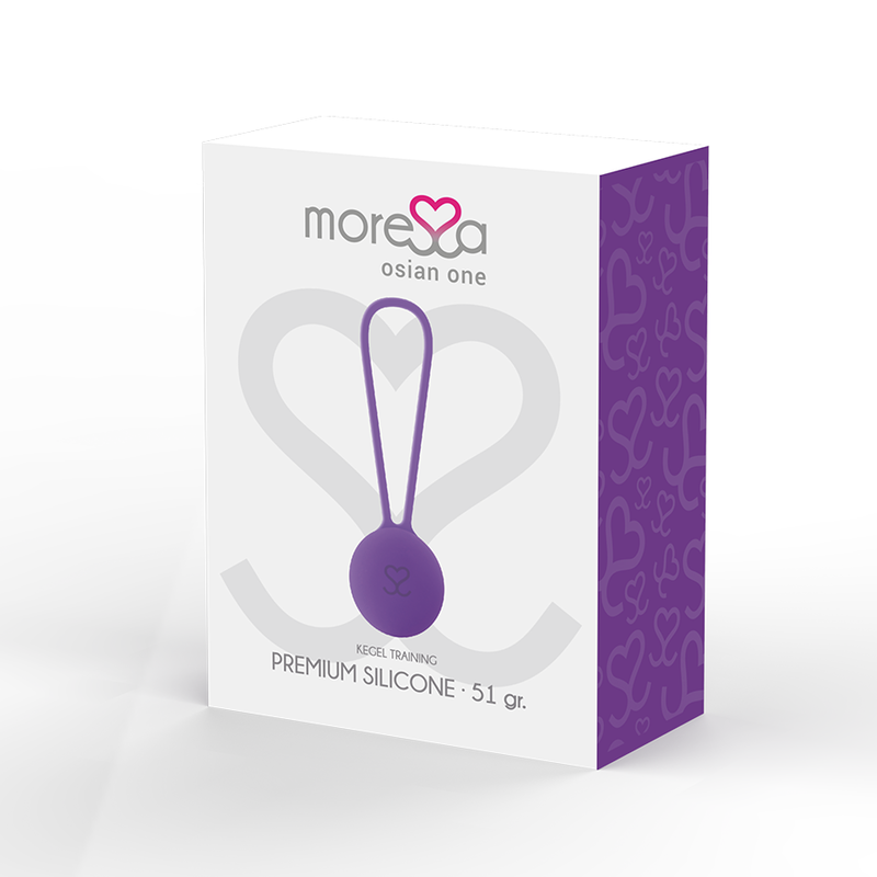 MORESSA - OSIAN ONE EXERCÍCIOS DE REEDUCAÇÃO PÉLVICA 51 g PREMIUM SILICONE LILÁS - Sex Shop Sexy