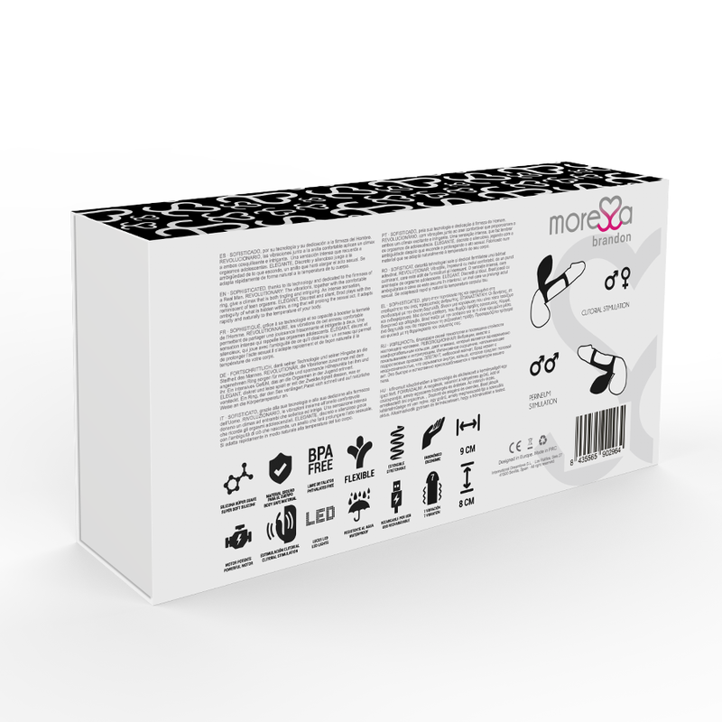 MORESSA - BRANDON POTENTE ANEL VIBRADOR COM FUNDA ENGROSSADORA - Sex Shop Sexy