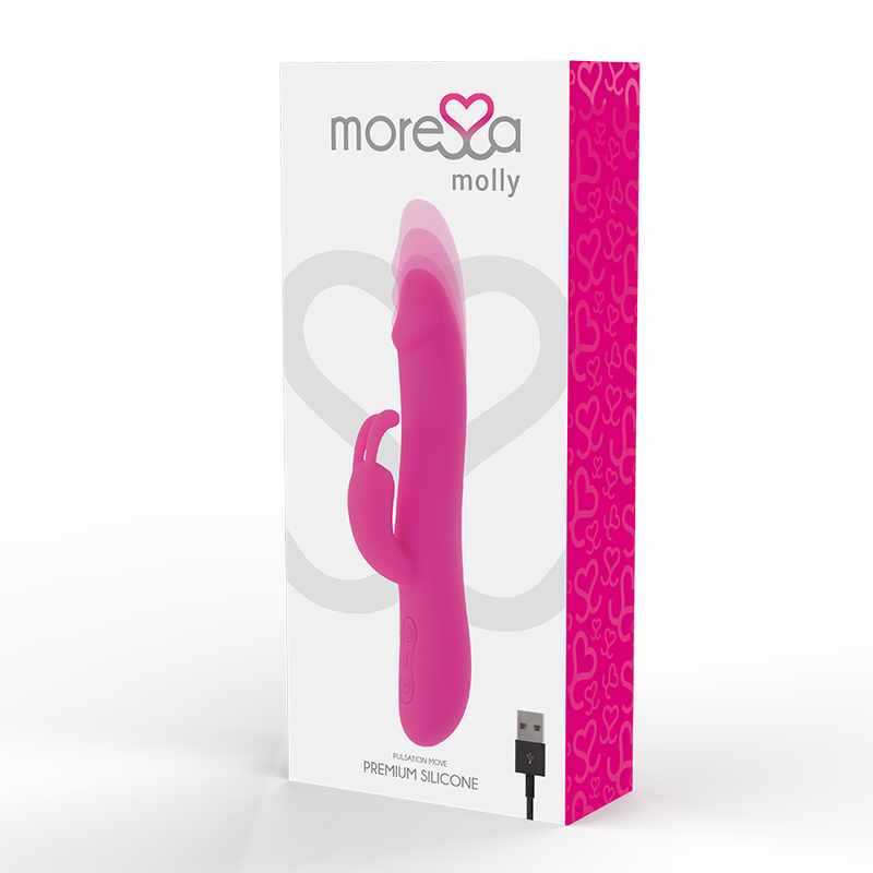 MORESSA - MOLLY IMPULSOR UP&DOWN E VIBRAÇÃO POTENTE PREMIUM SILICONE RECARREGÁVEL - Sex Shop Sexy
