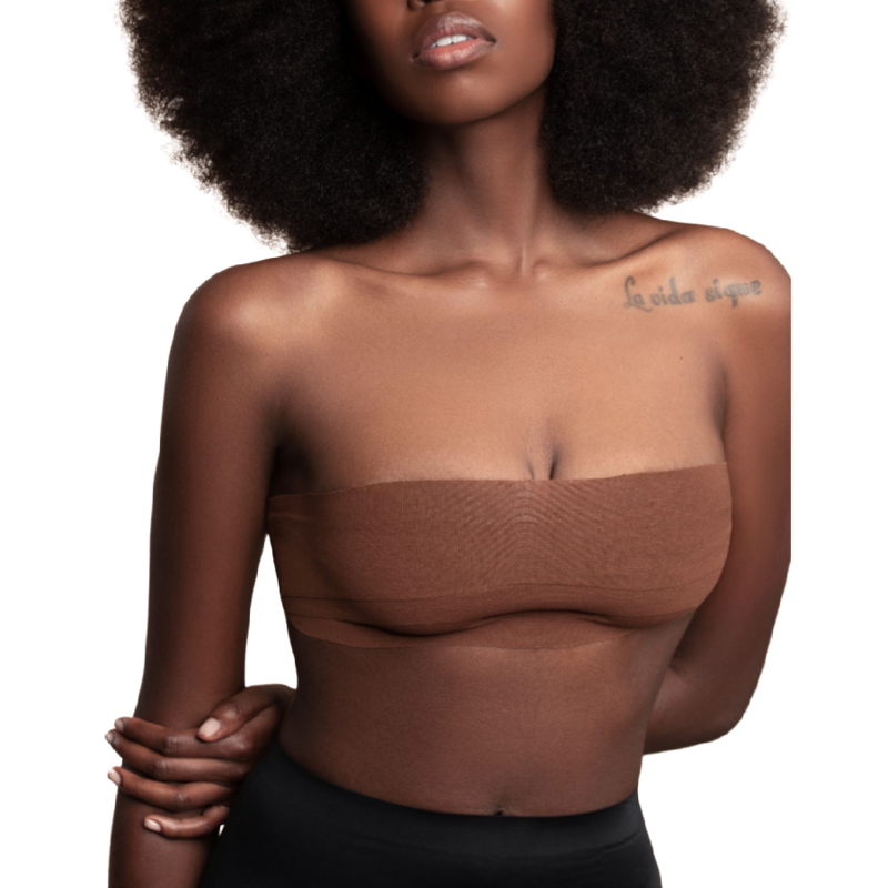BYE-BRA - BODY TAPE 5 MX 6,5 CM + 3 PARES DE CAPAS DE BICO MARROM