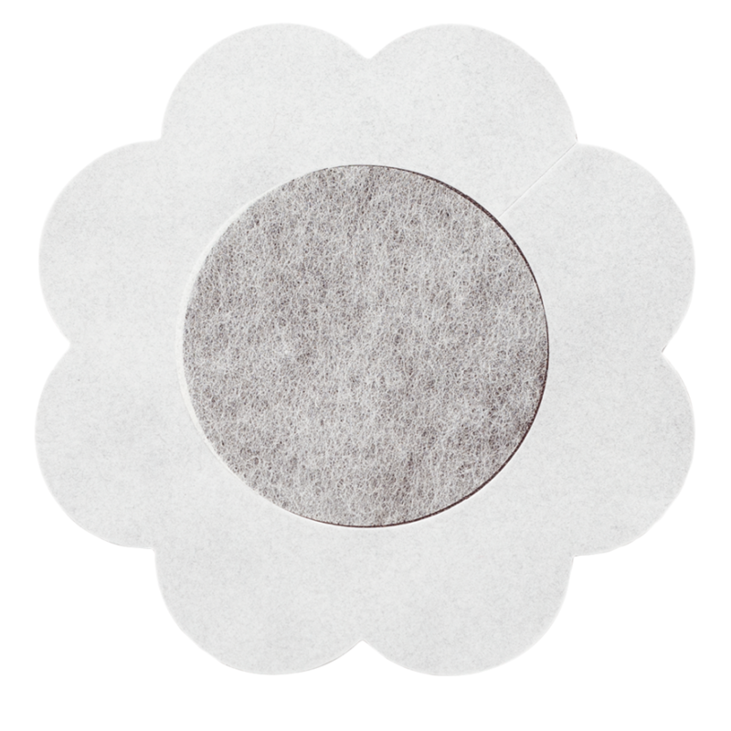 BYE-BRA - COBRE MAMILOS FLOR PACK 3 UNIDADES TAMANHO M