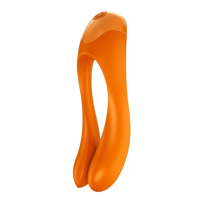SATISFYER - CANDY CANE VIBRADOR DEDO LARANJA