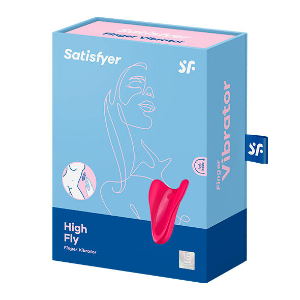 SATISFYER - VIBRADOR DEDO HIGH FLY FUCSIA
