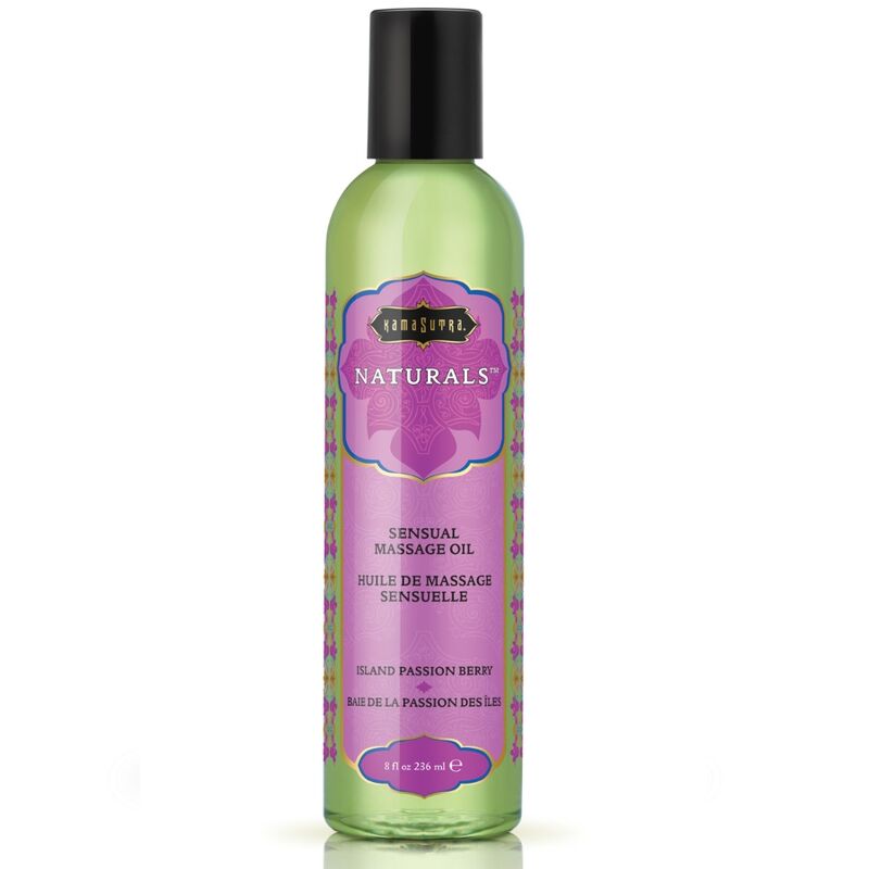 KAMASUTRA - ÓLEO DE MASSAGEM NATURAL PASSION BERRY 236 ML - Sex Shop Sexy