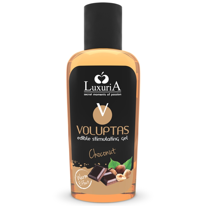 INTIMATELINE LUXURIA - VOLUPTAS GEL DE MASAJE COMESTÍVEL EFEITO AQUECEDOR - CHOCOLATE 100 ML
