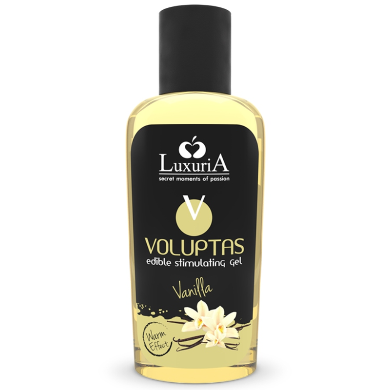 INTIMATELINE LUXURIA - VOLUPTAS GEL DE MASAJE COMESTÍVEL EFEITO AQUECEDOR - BAUNILHA 100 ML