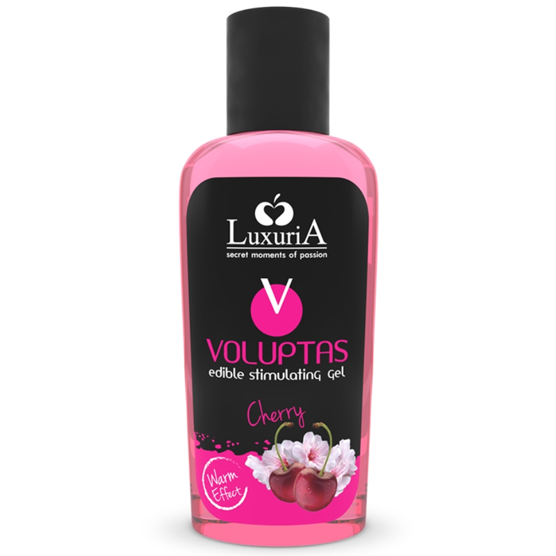 INTIMATELINE LUXURIA - VOLUPTAS GEL DE MASAJE COMESTÍVEL EFEITO AQUECEDOR - CEREJA 100 ML