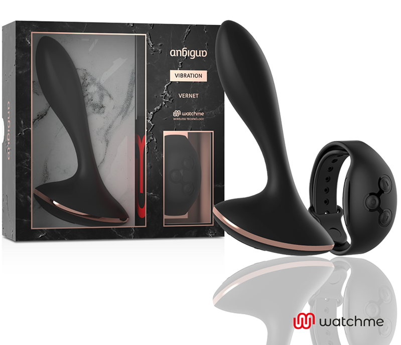 ANBIGUO - WATCHME CONTROL REMOTO VIBRADOR ANAL PLUG VERNET