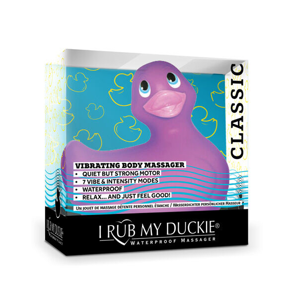 BIG TEASE TOYS - FROTO MI PATITO PATO VIBRADOR CLÁSICO ROXO