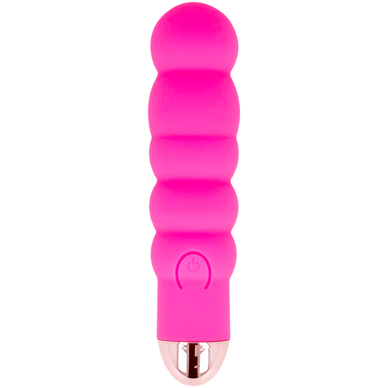 DOLCE VITA - VIBRADOR RECARREGÁVEL SEIS ROSA 7 VELOCIDADES