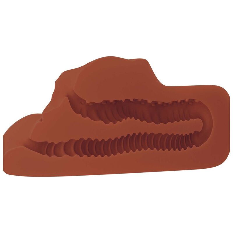 PDX PLUS - VAGINA DOBLE MASTURBADOR PERFECTO Y MASTURBADOR MARRÓN