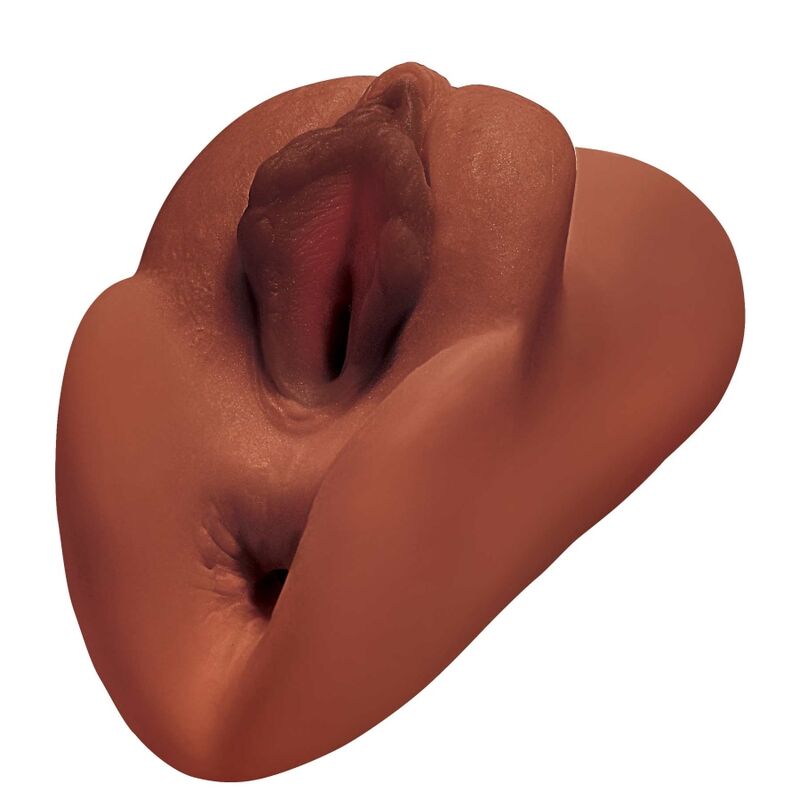 PDX PLUS - VAGINA DOBLE MASTURBADOR PERFECTO Y MASTURBADOR MARRÓN