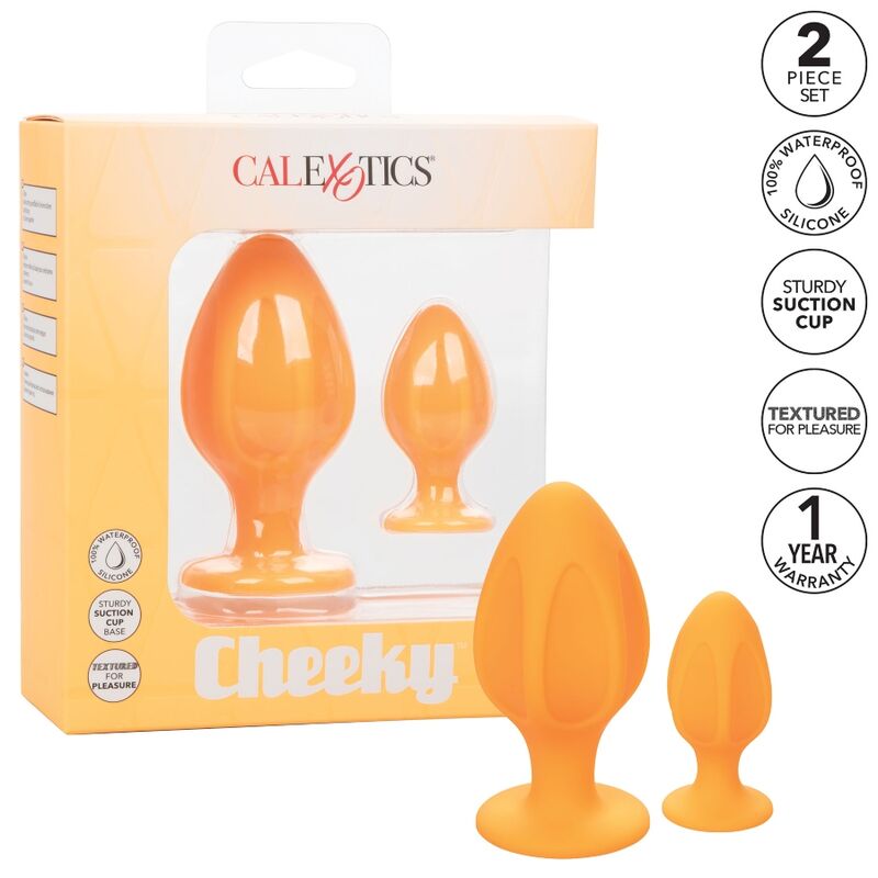 CALEXOTICS - TAPÓN ANAL ATREVIDO LARANJA