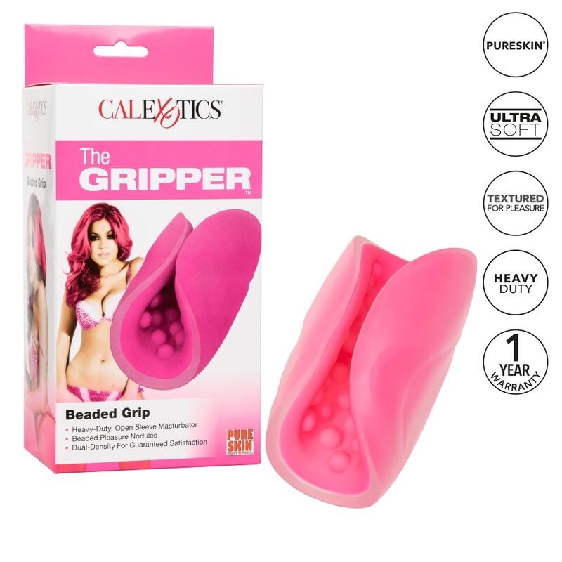 CALEXOTICS - MASTURBADOR CON AGARRE DE CUENTAS