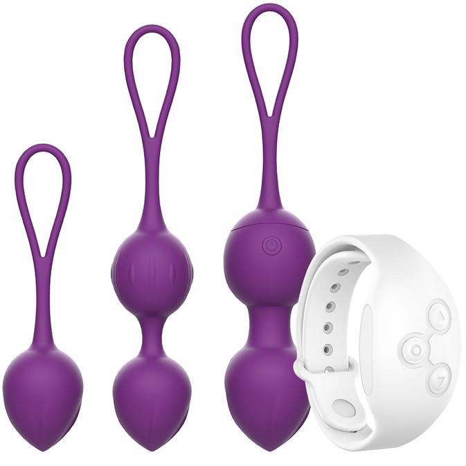 REWOLUTION - REWOBEADS BOLAS VIBRATORIAS CONTROL REMOTO CON TECNOLOGÍA WATCHME