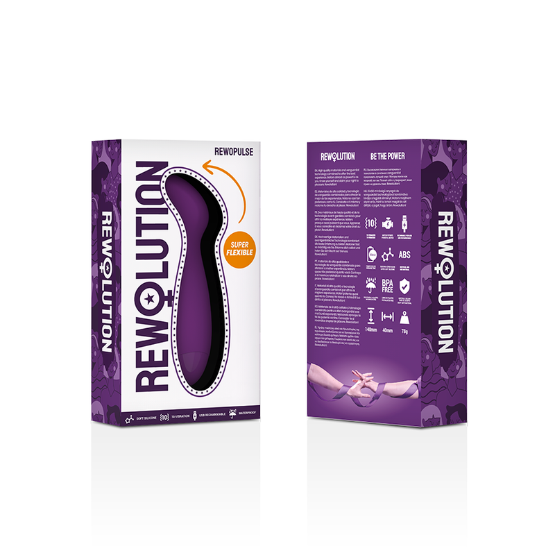 REWOLUTION - REWOPULSE VIBRADOR FLEXIBLE ESTIMULADOR DE PUNTO G