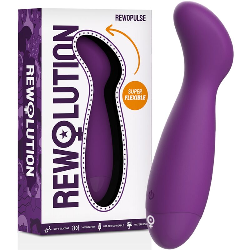 REWOLUTION - REWOPULSE VIBRADOR FLEXIBLE ESTIMULADOR DE PUNTO G