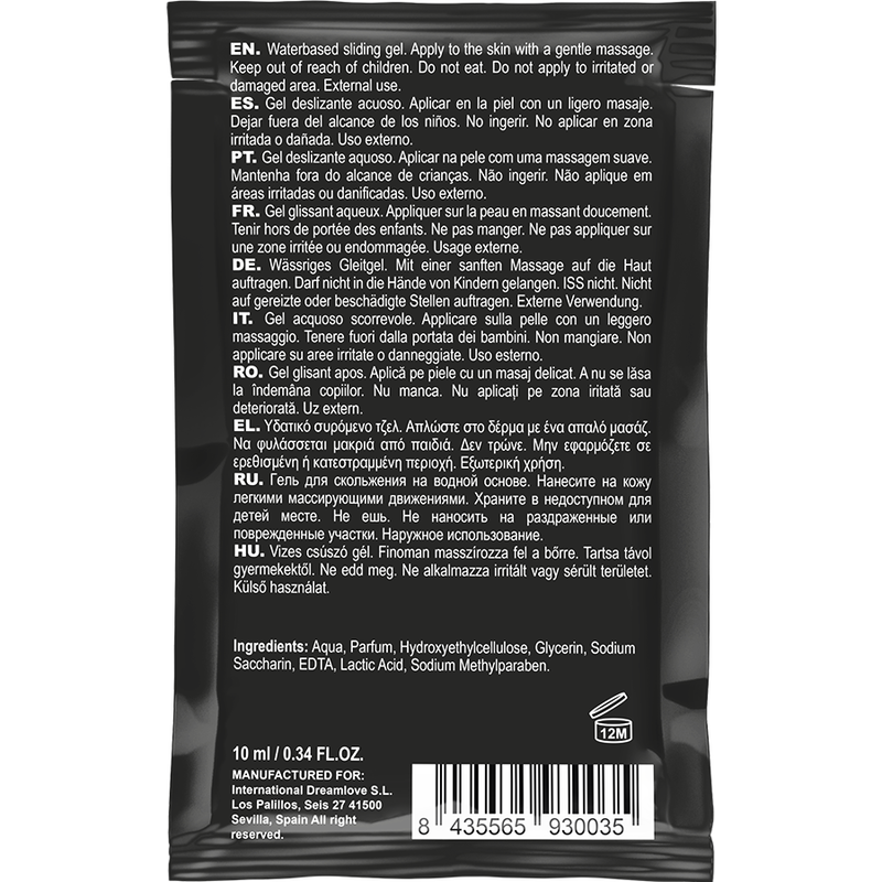 COQUETTE CHIC DESIRE - LUBRICANTE BEIJÁVEL BASE DE ÁGUA DE MORANGO 10 ML