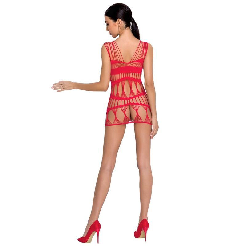 PASSION - WOMAN BS089 BODYSTOCKING VERMELHO TAMANHO ÚNICO