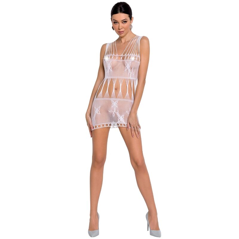 PASIÓN - MUJER BS090 BODYSTOCK BRANCO TAMANHO ÚNICO