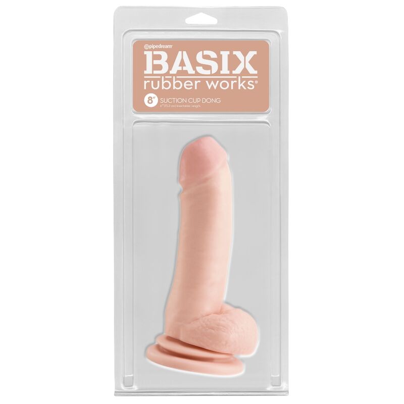 BASIX - DILDO DE GELATINA COM ONDAS ESTIMULADORAS NATURAL 18 CM - Sex Shop Sexy
