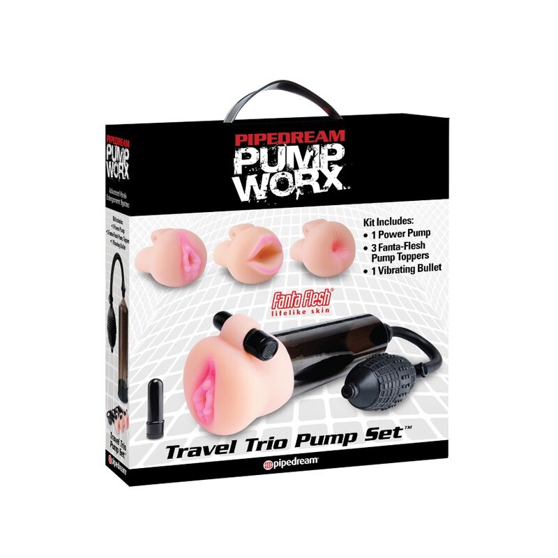 PUMP WORX - BOMBA DE ONDAS ESTIMULADORAS COM MASTURBADOR - Sex Shop Sexy