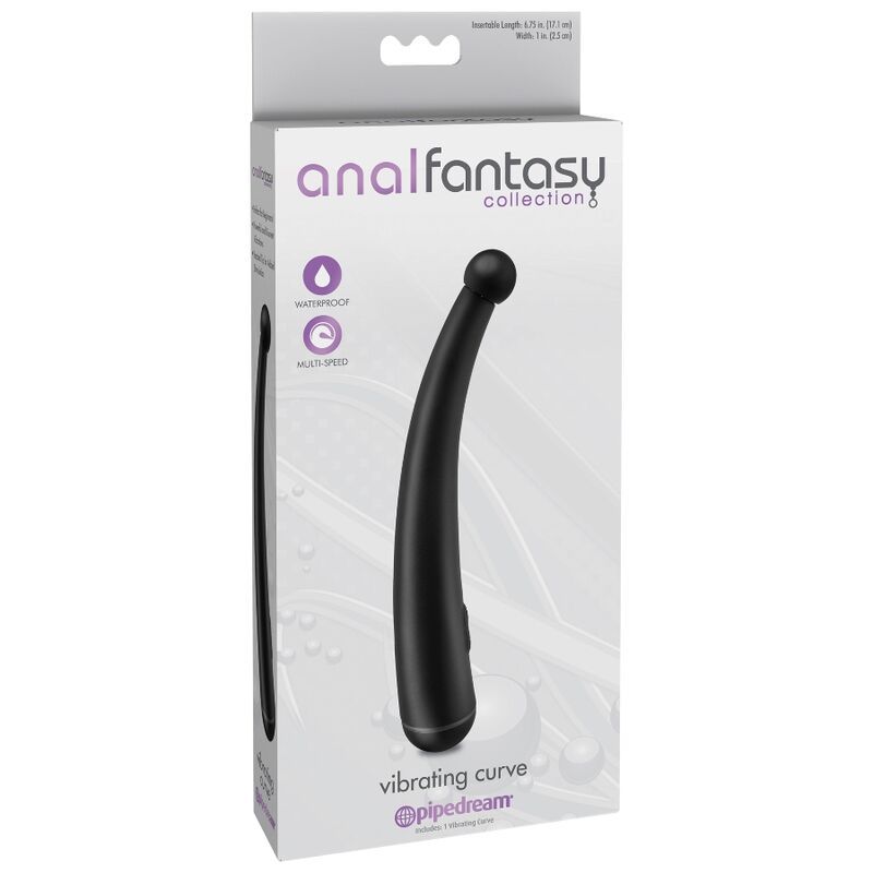 FANTASÍA ANAL - VIBRADOR CURVA