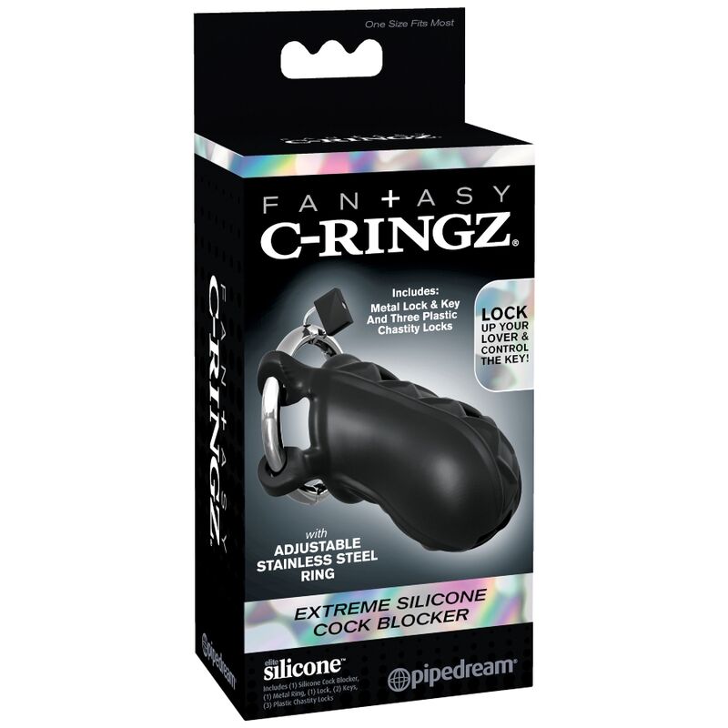 FANTASY C-RINGZ - JAULA PARA PÊNIS EM SILICONE SENSUAL - Sex Shop Sexy