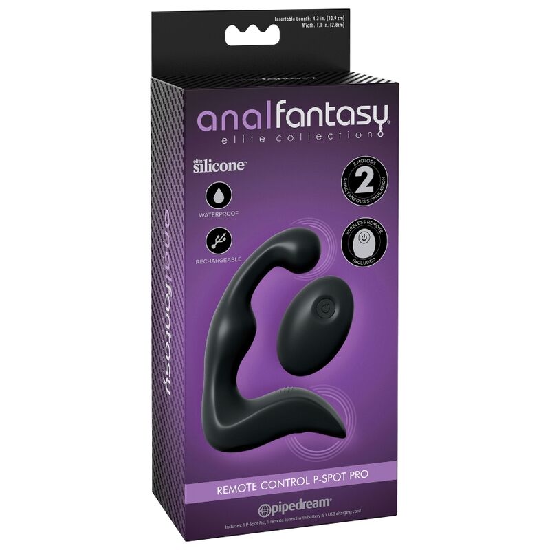 ANAL FANTASY ELITE COLLECTION - MASSAJADOR PROSTÁTICO PRO COM CONTROLO REMOTO - Sex Shop Sexy