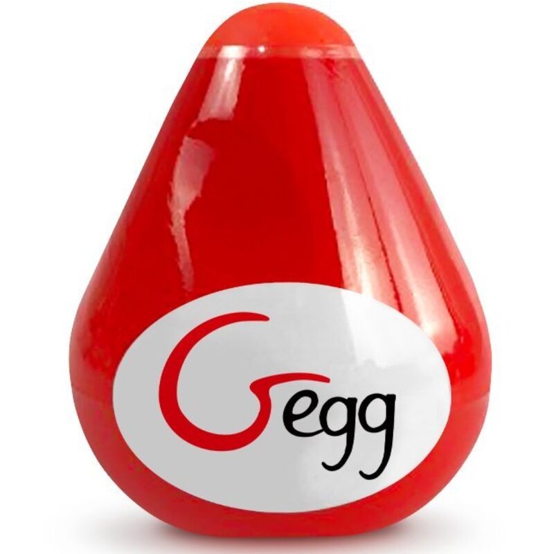G-VIBE - MASTURBADOR TEXTURADO REUTILIZABLE OVO VERMELHO
