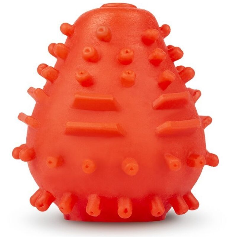 G-VIBE - MASTURBADOR TEXTURADO REUTILIZABLE OVO VERMELHO