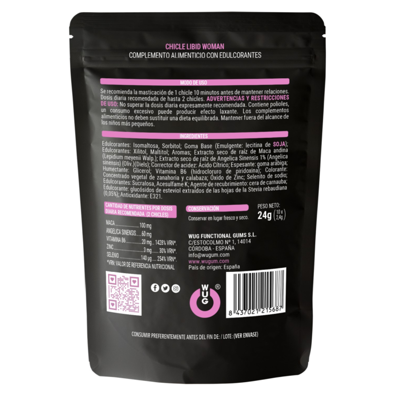 WUG SEX SENSE - LIBIDO MULHER POTENCIADOR 10 UNIDADES