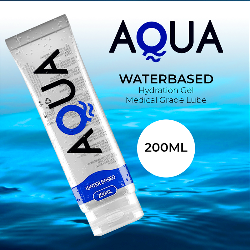 AQUA CALIDAD - LUBRIFICANTE A BASE DE ÁGUA 200 ML