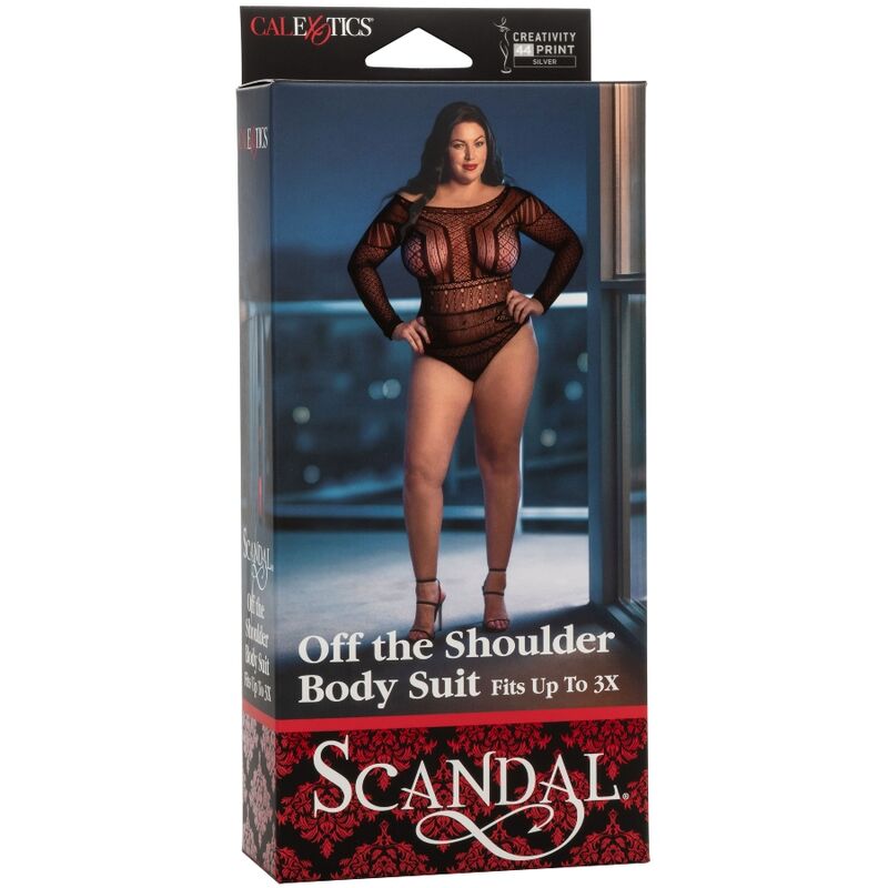CALEXOTICS - SCANDAL TEDDY TAMANHO PLUS SIZE