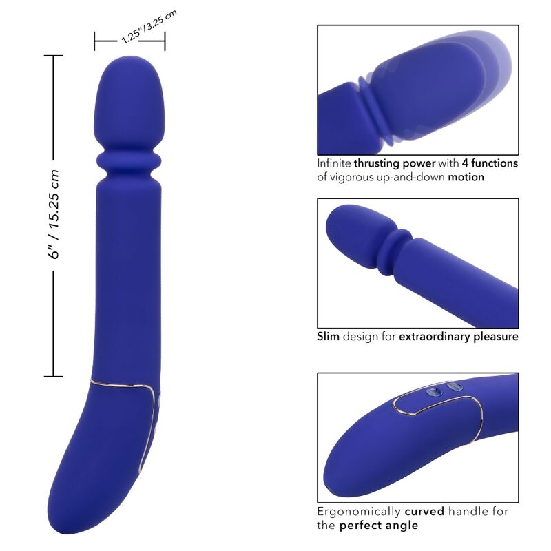 CALEXOTICS - SHAMELESS SLIM THUMPER MASSAJADOR AZUL