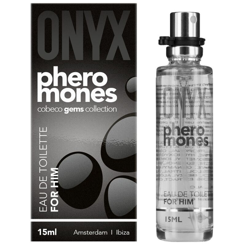 COBECO - ONYX PERFUME COM FEROMONAS PARA ELE 15 ML - Sex Shop Sexy