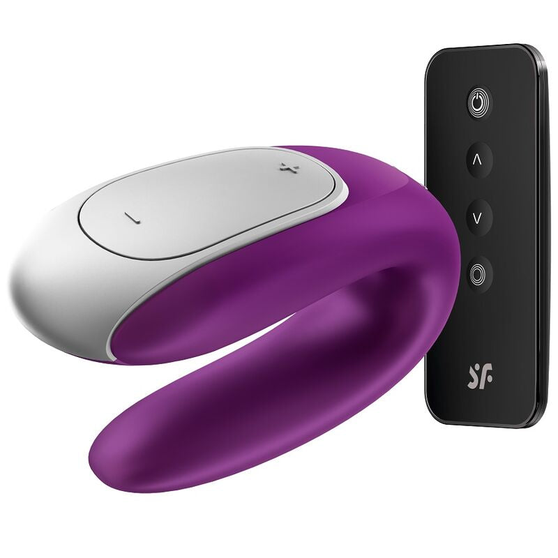 SATISFYER - DOUBLE FUN PARTNER VIBRADOR ROXO