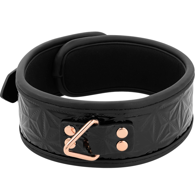 BEGME - COLLAR DE COURO VEGANO PREMIUM EDICIÓN NEGRA