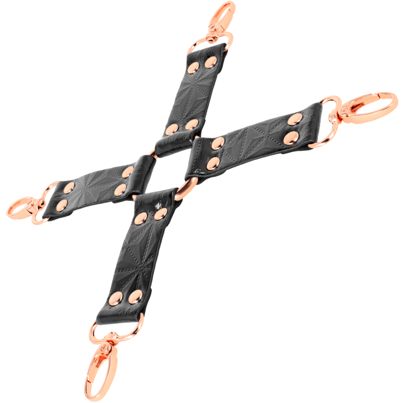 BEGME - BLACK EDITION HOG TIE EM COURO VEGANO
