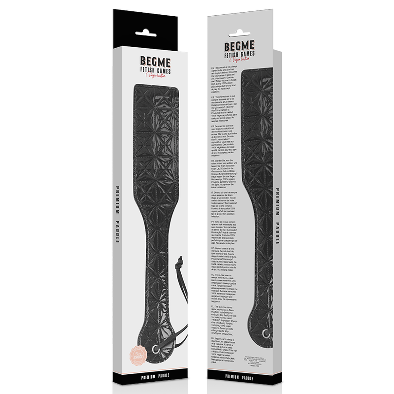 BEGME - REMO DE COURO VEGANO EDICIÓN NEGRA