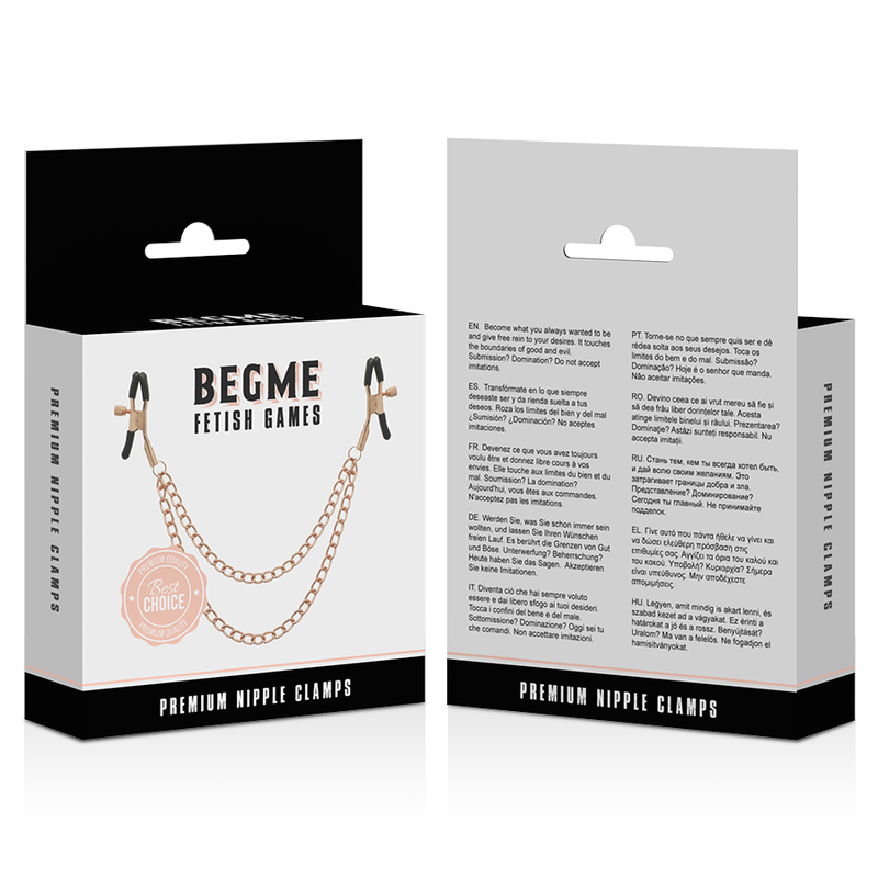 BEGME - PINÇAS DE BICO PREMIUM EDICIÓN NEGRA