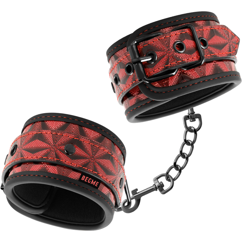BEGME - ALGEMAS PREMIUM RED EDITION COM FORRO DE NEOPRENO