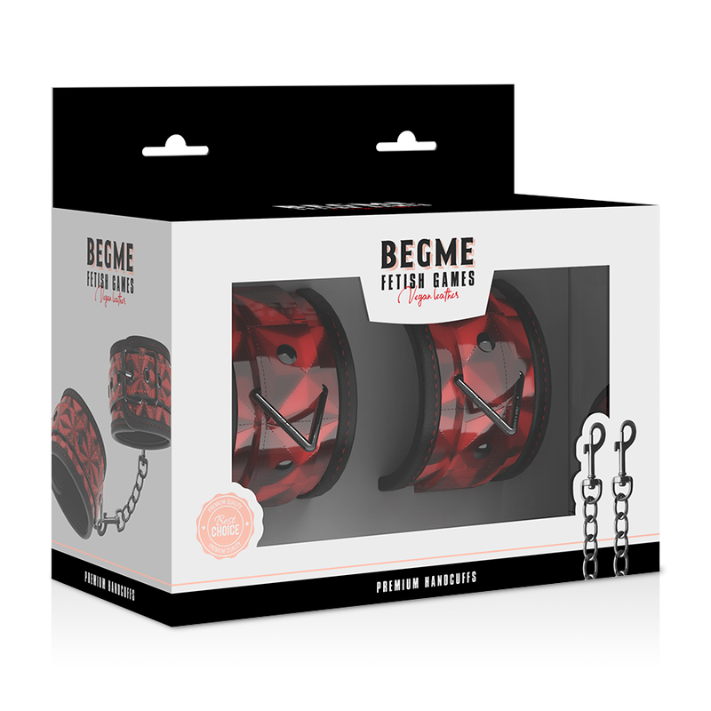 BEGME - ALGEMAS PREMIUM RED EDITION COM FORRO DE NEOPRENO