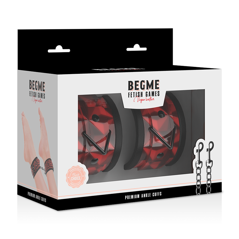 BEGME - PUNKOS DE TORNOZELO PREMIUM RED EDITION COM FORRO DE NEOPRENO
