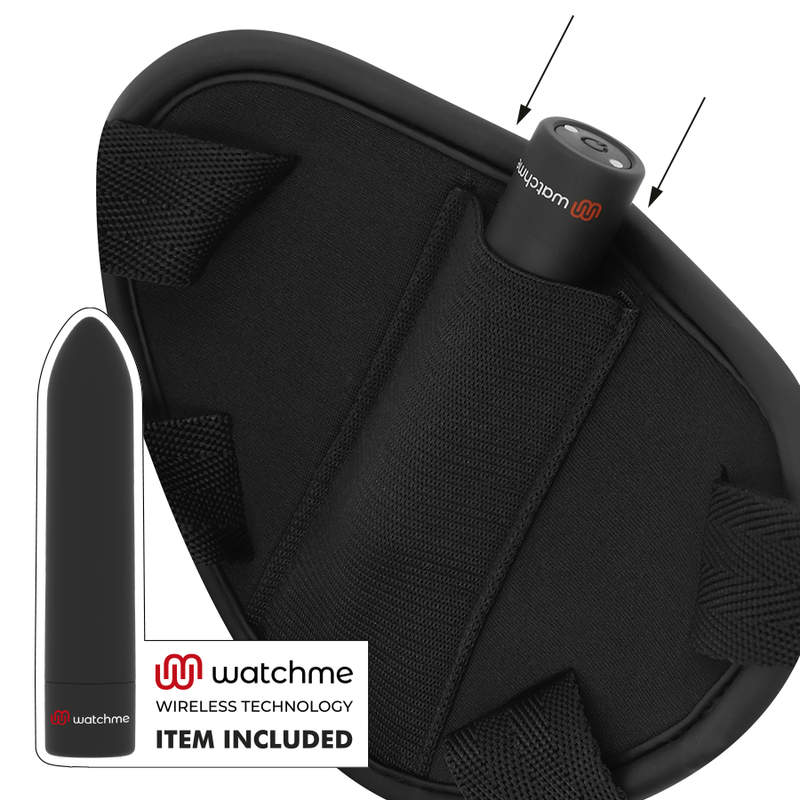 Fetish Submissive Cyber Strap - Arnês Com Dildo E Bala Controle Remoto Tecnologia Watchme M