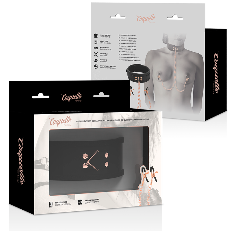 COQUETTE CHIC DESIRE - PINZA PARA PEZONES COLAR FANTASY COM FORRO DE NEOPRENO