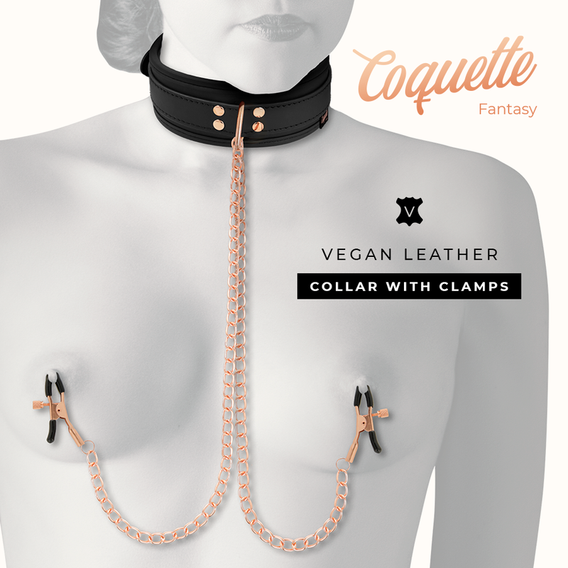 COQUETTE CHIC DESIRE - PINZA PARA PEZONES COLAR FANTASY COM FORRO DE NEOPRENO