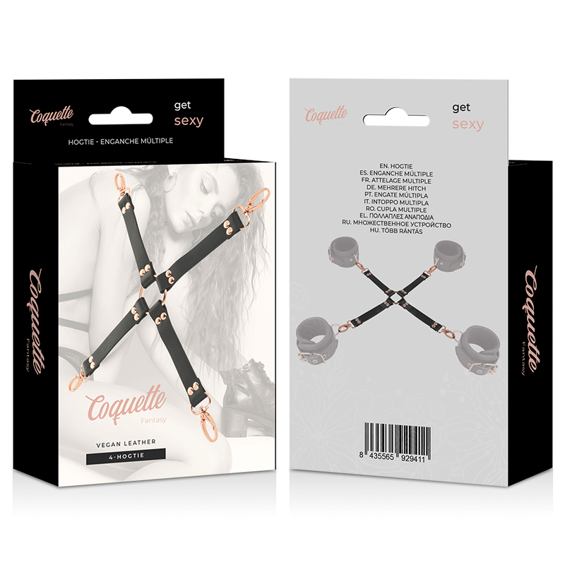 COQUETA CHIC DESIRE - FANTASY HOG TIE COURO VEGANO