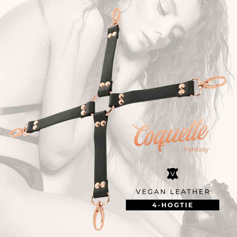 COQUETA CHIC DESIRE - FANTASY HOG TIE COURO VEGANO